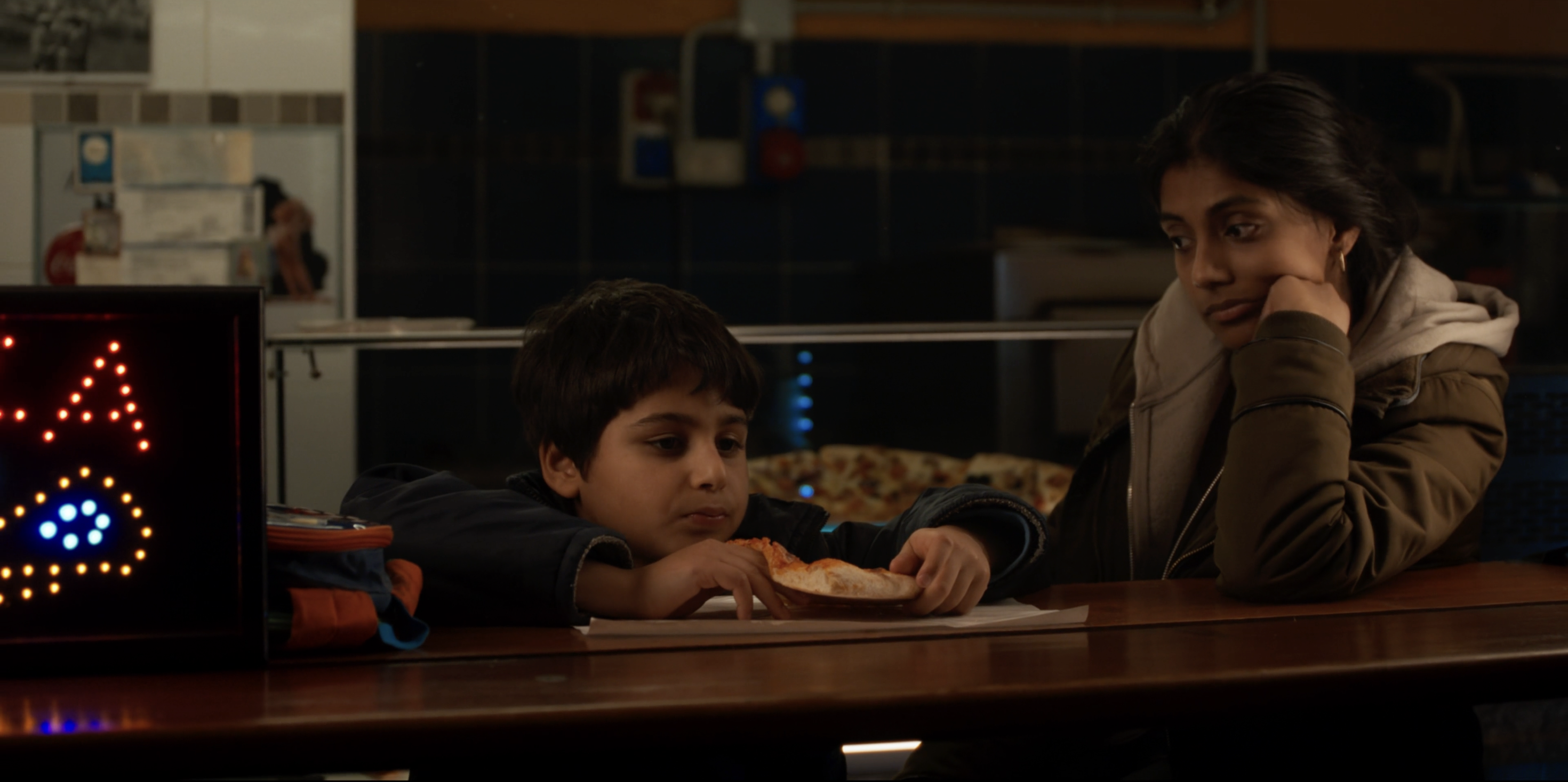 Charithra Chandran and Alexander Bahk as Chloe and Sammy in short film 'Chloe'